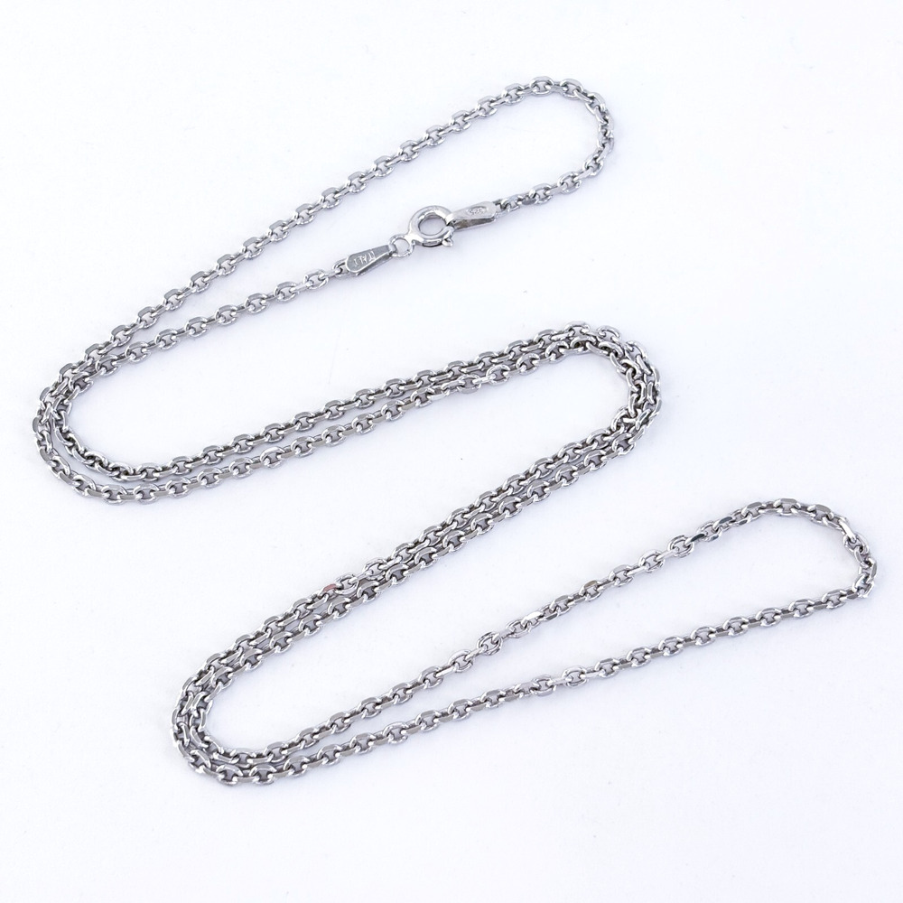 Vintage Silver Chain Necklace